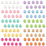 Mini Flower Hair Clips, 100Pcs Colorful Mini Baby Hair Clips, Daisy Flower Clips Pins Hair Barrettes Toddler Hair Accessories for Women Girls Kids Teens