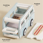 Le Toy Van - Wooden Holiday Campervan with Detachable Surfboard | Suitable for 3 Year Old +