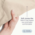Ergobaby Embrace Newborn Baby Carrier for Infants 0-12 Months (7-25 lbs) - Ergonomic 2-Position Infant Carrier with Head and Neck Support, Hip-Healthy Positioning - Cream