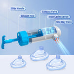 Choking Rescue Device, FSA or HSA Eligible, Portable Airway Suction Rescue Device, H.Tavel Anti Choking Device, Choking First Aid Device for Kids and Adults