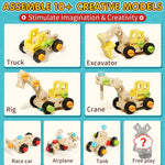 Lehoo Castle Kids Tool Set with Toolbox, Wooden Toys for 3 4 5 Years Old Boy Birthday Gift, Construction Play Tools, STEM Learning Toys for Preschooler, Pretend Play Gifts for Christmas