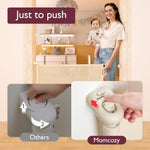 Momcozy Retractable Baby Gate, 33" Tall, Extends up to 55" Wide, Child Safety Baby Gates for Stairs, Doorways, Hallways, Indoor, Outdoor