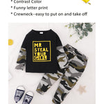 Kucnuzki 2T Boys Clothes Kids Baby Boys Clothes Long Sleeve Boys Shirts Tees Sweatshirt Tops Shirt Sweatpants Pants Set 2T-3T Boy Boutique Clothes Fall Winter Baby Clothes Boy