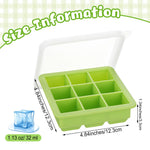Rtteri Silicone Baby Food Freezer Storage Containers Tray with Lids Breast Milk Freezer Containers for Baby Food Fruit Purees