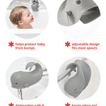 Skip Hop Baby Bath Spout Cover Universal Fit MOBY Grey