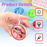 24 Pack Light Up Yo Yo for Kids - LED Responsive Ball - Great Party Favors for Birthdays, Carnivals, Goodie Bags - Stocking Stuffers for Christmas
