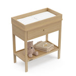 Graco Storage Baby Changing Table (Driftwood) - GREENGUARD Gold Certified, Changing Table with Drawer, Changing Table Topper, Perfect for Any Nursery Décor