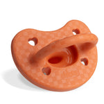 Chicco PhysioForma Luxe Orthodontic Pacifier for Babies 16-24 Months, One-Piece 100% Soft Silicone, Supports Breathing, Textured Shield & Handle, Sterilizing Case, BPA Free, 2-Pack, Terracotta