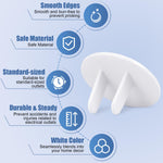 Rindion 65 Pcak Outlet Plug Covers, White Baby Proof Outlet Covers, Plastic Electrical Socket Covers for Outlets, Easy Installation, Durable and Steady Wall Plug Covers for Home and Office