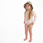 Gerber Baby Girls Rashguard Set Peaches 18 Months