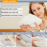 Trankerloop Pregnancy Pillow for Pregnant Women Sleeping, Faux Fur Luxury Maternity Pillow Support for Back, HIPS, Legs, Maternity Pillow Grey