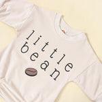 Youweixiong Newborn Baby Boy Girl Romper Bubble Long Sleeve Little Bean Print Bodysuit Ovesized Sweatshirt Casual Shirts Top Infant Fall Winter Clothes (a-Apricot, 0-3 Months)