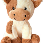 9 inches Cow Stuffed Animal Soft Plush Cute Cow Doll for Boys Girls