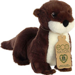 Aurora® Responsibly Made Eco Nation™ Seal Stuffed Animal - Ideal for Playtime Adventures - Perfect for Birthdays or Just Because - White 12 Inches