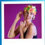 Sporti Flower Swim Cap (Multi)