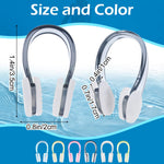 Hpmjz 10 PCS Nose Clip Swimming Bright Colors Swim Nose Plug Waterproof Swimming Noseclip Silicone Gel Swim Noses Plugs Diving Water Sports Must Haves for Adults Kids Children Aged 7+ (6)
