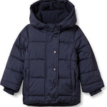 Amazon Essentials Girls and Toddlers' Heavyweight Hooded Puffer Coat, Water-Resistant