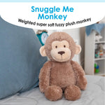 Kids Preferred Carter's Snuggle Me Monkey Plush Stuffed Animal Sensory Toy for Kids, Toddlers, Babies, Boys and Girls of All Ages