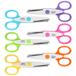 Mr. Pen- Craft Scissors Decorative Edge, 6 Pack, White & Vibrant, Zig Zag Scissors for Crafting, Scrapbooking, Fancy, Pattern, Design