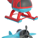 Aurora® Toys Versatile Wheatley™ Plane & Helicopter Toys - Imaginative Play - Unplugged Play - Blue 10 Inches