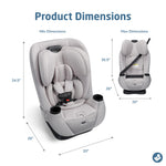 Maxi-Cosi Pria All-in-One Convertible Car Seat, Infant to Toddler Car Seat, Easy-Install Harness, Machine-Washable Cover, 5-100 lbs, SeaDrift