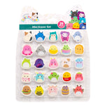 Original Squishmallows Mini Eraser Set, 25 Small Squishmallows Erasers, Cute School Supplies, Cute Stationery Supplies, Fun Office Supplies, Kids Journal Accessories, Sketch Journal Stationery