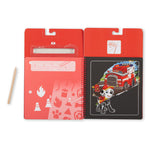Melissa & Doug PAW Patrol Scratch Art 3-Pack – Chase, Skye, Marshall Color Reveal Travel Activity Pads