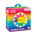 Mudpuppy Rainbow Daisy – Wooden Yo-Yo with Illustrations of Colorful Daisies for Children Ages 6 and Up