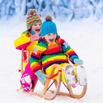 UTTPLL Toddler Mittens Unisex Sherpa Lined Fleece Gloves Winter Warm Easy-On Kids Winter Outdoor Mittens for Baby Boys Girls Beige M (Fits 6-24 Months)