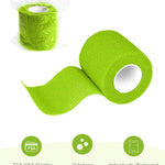 FriCARE Self Adhesive Bandage Wrap, Medical Tape in First Aid Kit, Cohesive Bandages for Wounds Sport Vet, FSA/HSA Eligible, 2 Inches X 5 Yards 6 Rolls, Rainbow