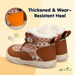 Centipede Demon Toddler Boots Boys Girls Winter Boots Waterproof Fleece Kids Baby Snow Boots Faux Fur Booties Warm Walking Shoes for Indoor Outdoor 6 Toddler