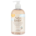 SheaMoisture Baby Wash & Shampoo bottle on a white background