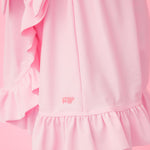 RuffleButts Girls Swim Bow Skirt Cover-Up - Pink, 2T/3T