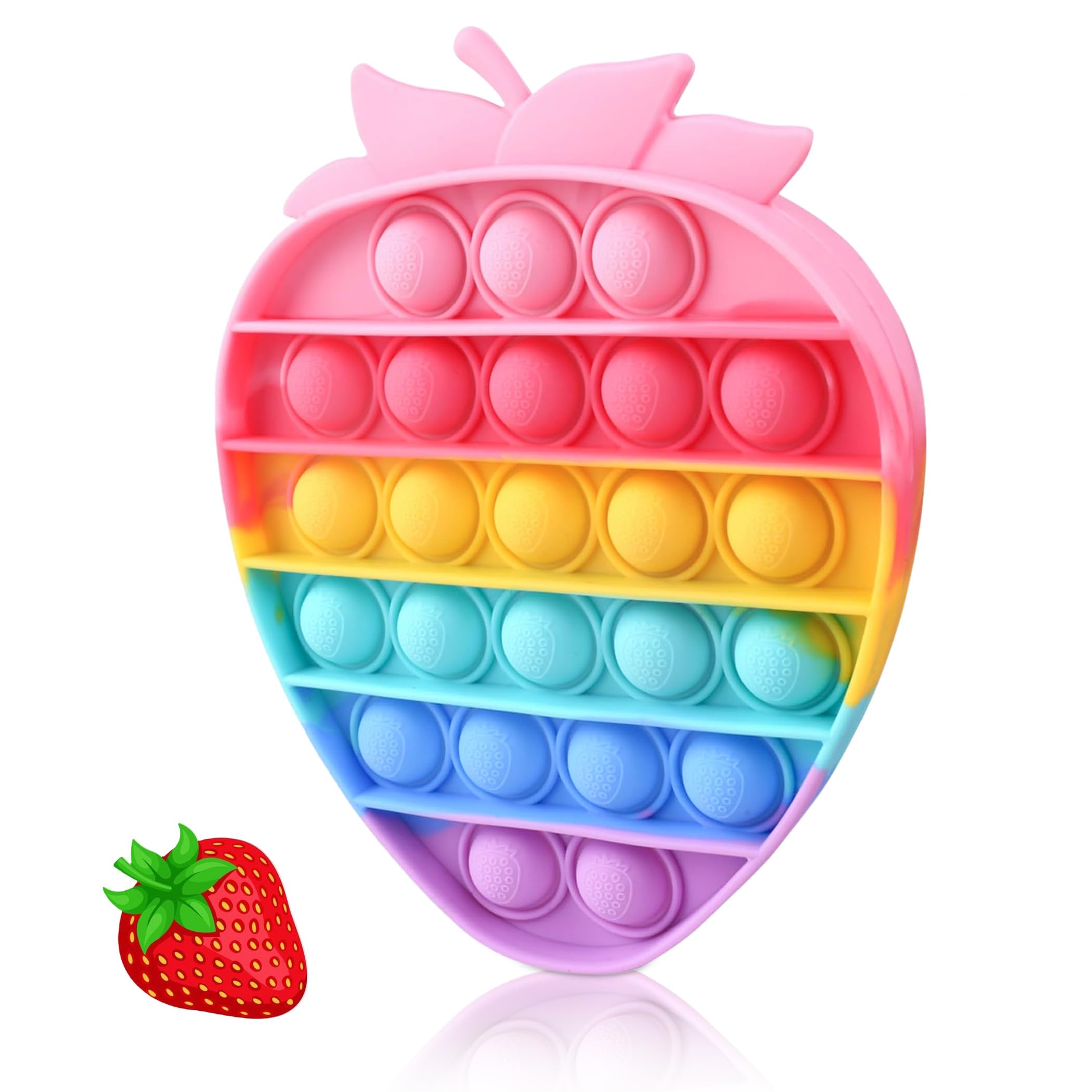 Bubble Fidget Sensory Toys,Cute Push Silicone Squeeze Toy - Activity ...
