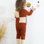 Kids Toddler Girl Clothes 18 24 Months Girl Clothing Burnt Orange Shirt Soft Top Pants Sweatsuit Toddler Outfit Fall Winter Clothes