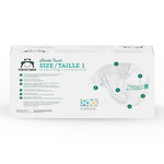 Amazon Brand - Mama Bear Gentle Touch Baby Diapers, Size 1, Leak Protection, Wetness Indicator, Umbilical Cord Cutout, 200 Count (4 packs of 50)