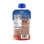 Happy Baby Organics Stage 2 Baby Food Pouches, Gluten Free, Vegan & Healthy Snack, Clearly Crafted Oat & Fruit Puree, Apples, Blueberries & Oats, 4 Ounces (Pack of 16)