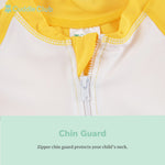 Cuddle Club UPF 50+ Baby Sunsuit with Sun Hat for Newborns, Infants & Toddlers, Sun Protection Rashguard & Swimsuit
