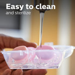 Philips AVENT Ultra Air Nighttime, 6-18 Months Pacifier, Pink, Pack of 4, SCF376/44