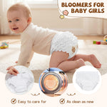 Durio Baby Girl Shorts Soft Baby Girl Newborn Essentials Z White & White 0-6 Months