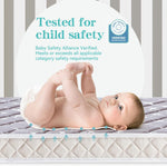 Tiankehan Premium Hypoallergenic Baby Crib Mattress and Toddler Mattress - 52" x 27.6" x 5" - Breathable - Firm Soft - Fits Standard Cribs and Toddler Beds