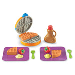 Learning Resources New Sprouts Waffle Time - Breakfast Pretend Play Food Kitchen Toys, Montessori Educational Game, Fine Motor Skills, Gifts for Boys and Girls