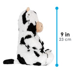Kids Preferred Carter's Squishy Cow Stuffed Animal, Baby Cow Plush for Kids, Girls, Boys, Babies and Toddlers with Beans and Embroidered Details