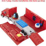 Mattel Disney and Pixar Cars Transforming Mack Playset, 2-in-1 Toy Truck & Tune-Up Station with Launcher, Lift & More