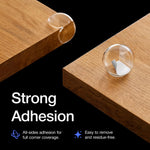 Corner Protectors Guards - Furniture Corner Guard & Edge Safety Bumpers - Baby Proof Bumper & Cushion to Cover Sharp Furniture & Table Edges - Clear and Transparent - (12 Pack)