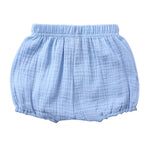 He&Yingmin 5PC Baby Shorts Newborn Baby Girls Boys Pants Cotton Linen Blend Cute Bloomers Triangle Shorts Multicolor