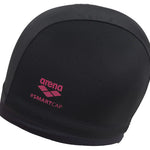 Arena Unisex Adult Smartcap Extra Soft Swim Cap for Fitness Swimmers Two-in-One Headcover for Long Hair, One Size Fits Most, Black