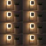 Sujeet Night Light, Night Lights Plug into Wall 8-Pack, Plug in Night Light, Dusk to Dawn Nightlight Led Night Lights for Bedroom, Bathroom, Hallway Warm White