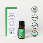Bobbie Organic Baby Vitamin D Drops, Daily Liquid Supplement to Support Development, Immune Health and Strong Teeth and Bones* in Newborn Babies and Infants, Vegan, Infant Vitamin D, 400 IU, 0.3 fl oz