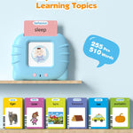 Airbition 510 Words, Talking Flash Cards for Toddler 1 2 3 4 Year Olds, Language Learning Tools, Pocket Speech Therapy Tools, Montessori Tools with 31 Themes, Children's Sensory Device